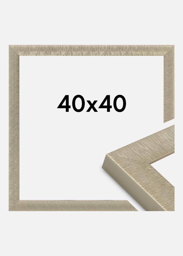 Moldura Sahara Vidro acrílico Champagne 40x40 cm