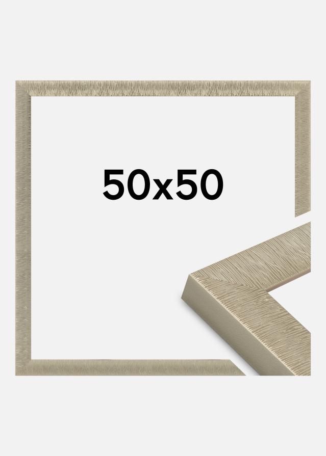 Moldura Sahara Vidro acrílico Champagne 50x50 cm