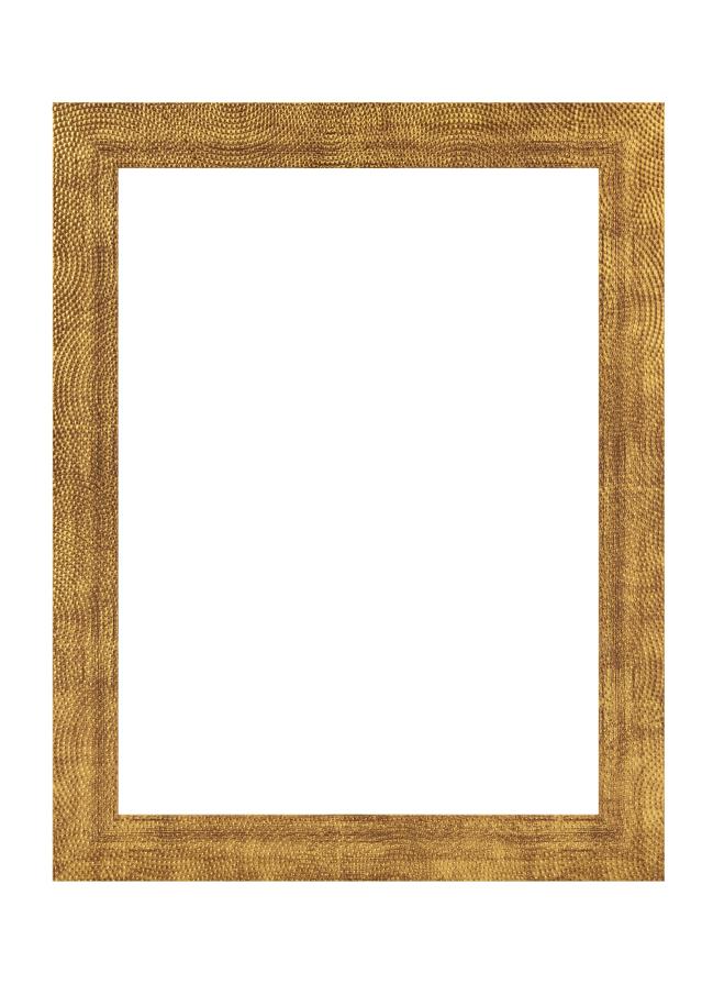 Moldura Linea Vidro acrílico Gold 29.7x42 cm (A3)
