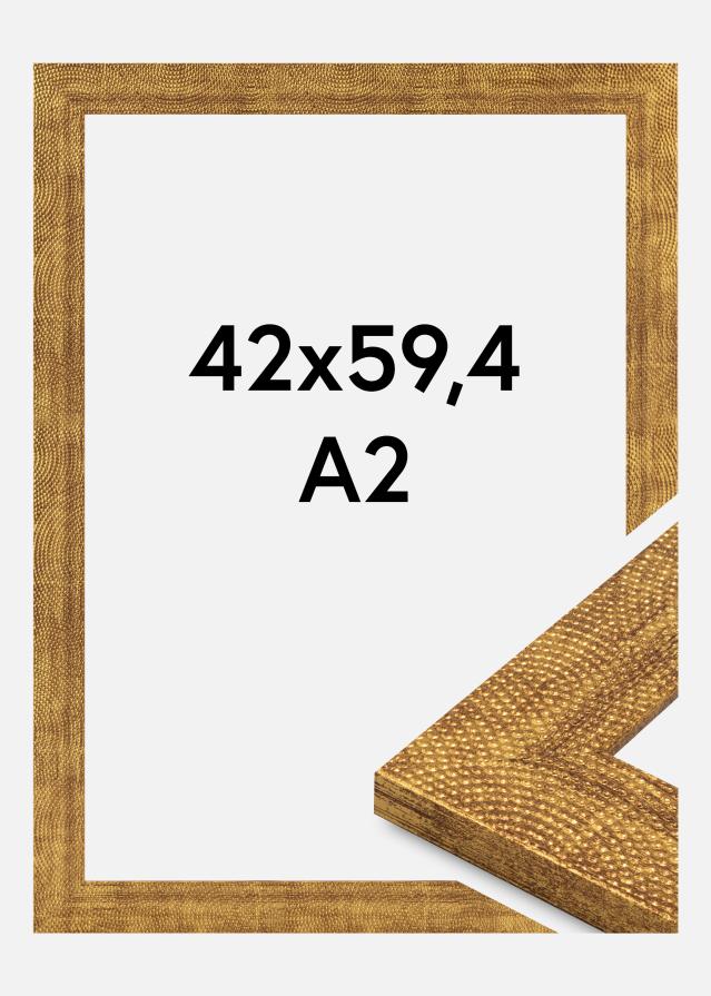 Moldura Linea Vidro acrílico Ouro 42x59,4 cm (A2)