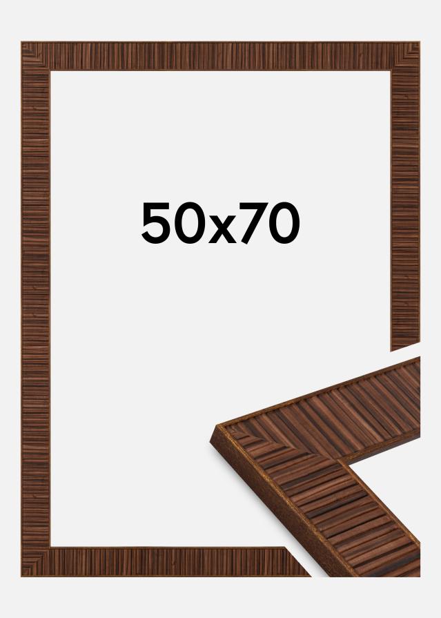 Moldura Agust Vidro acrílico Rosewood 50x70 cm