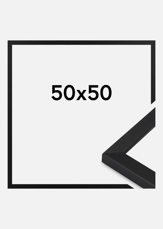 Moldura Oban Vidro acrílico Preto 50x50 cm