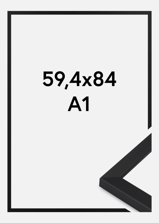 Moldura Oban Vidro acrílico Preto 59,4x84,1 cm (A1)