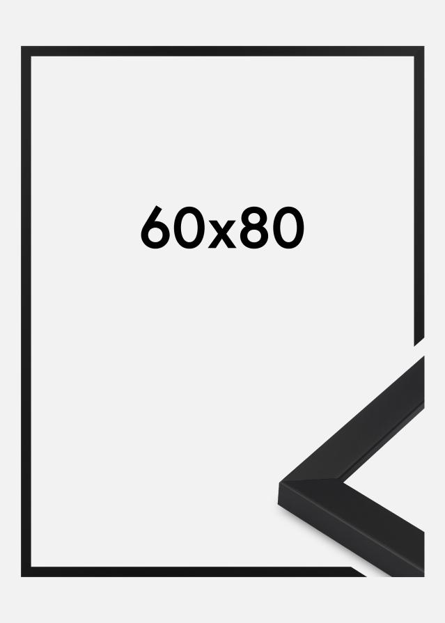 Moldura Oban Vidro acrílico Preto 60x80 cm