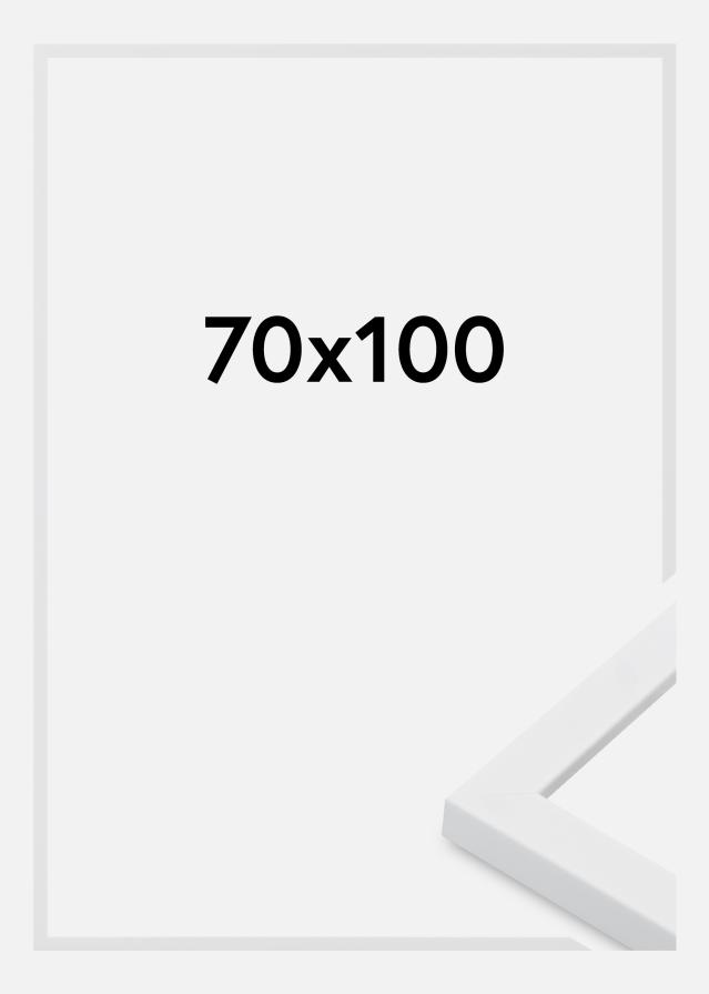 Moldura Oban Vidro acrílico Branco 70x100 cm