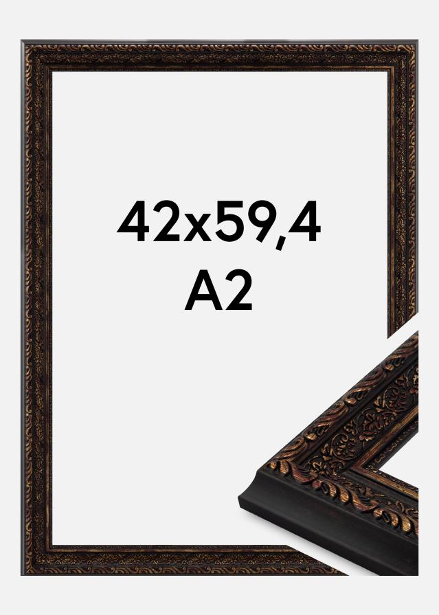 Moldura Imperial Vidro acrílico Ouro 42x59,4 cm (A2)