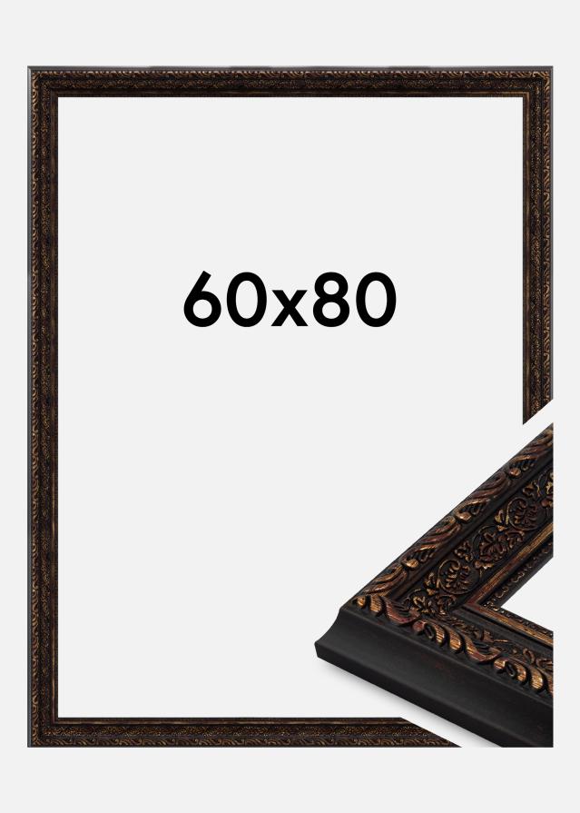 Moldura Imperial Vidro acrílico Ouro 60x80 cm