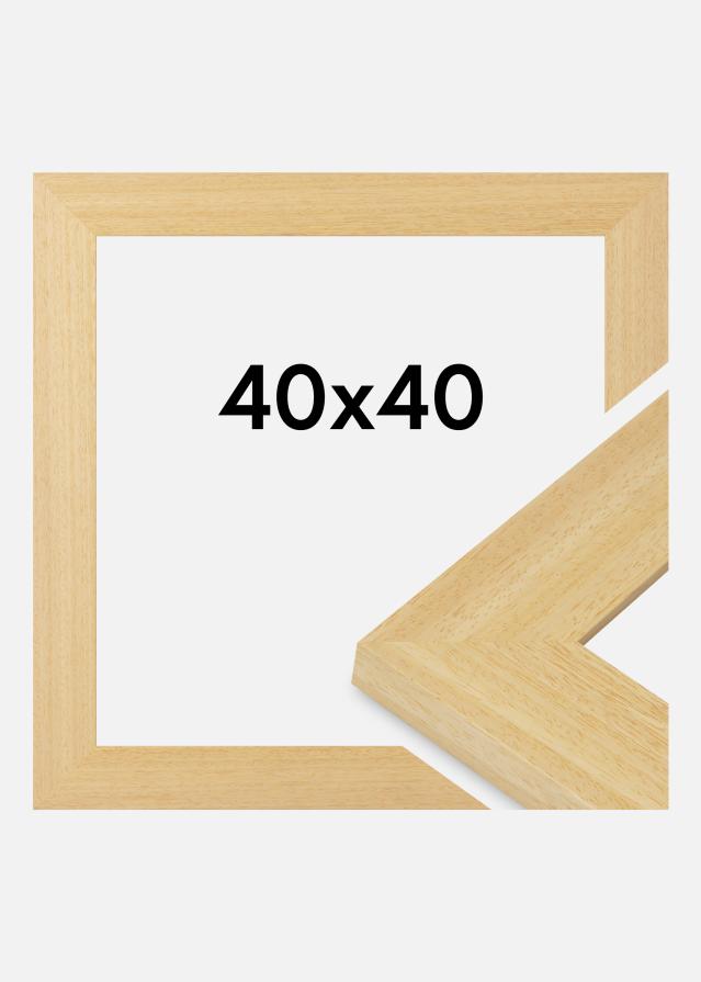 Moldura Pembrokeshire Vidro acrílico Carvalho 40x40 cm