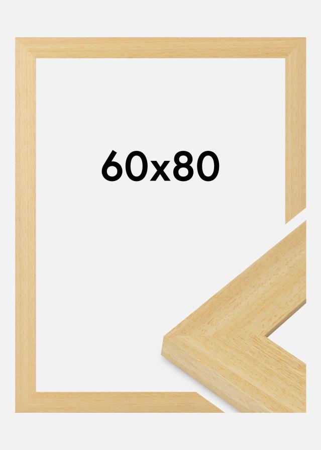 Moldura Pembrokeshire Vidro acrílico Carvalho 60x80 cm