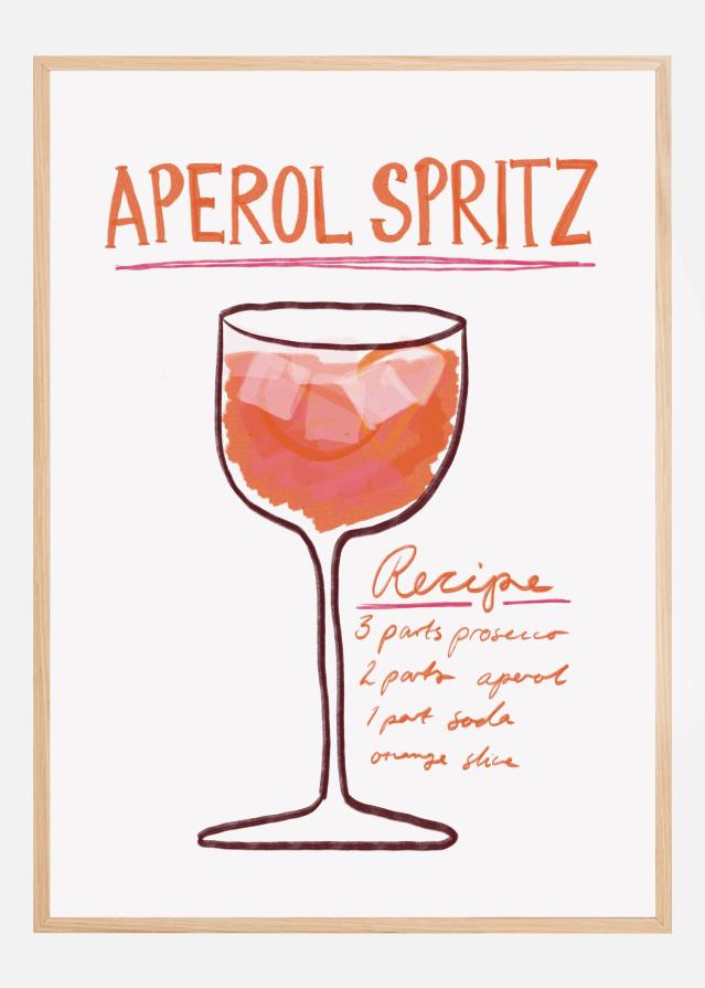Spritz Recipe Delight Póster