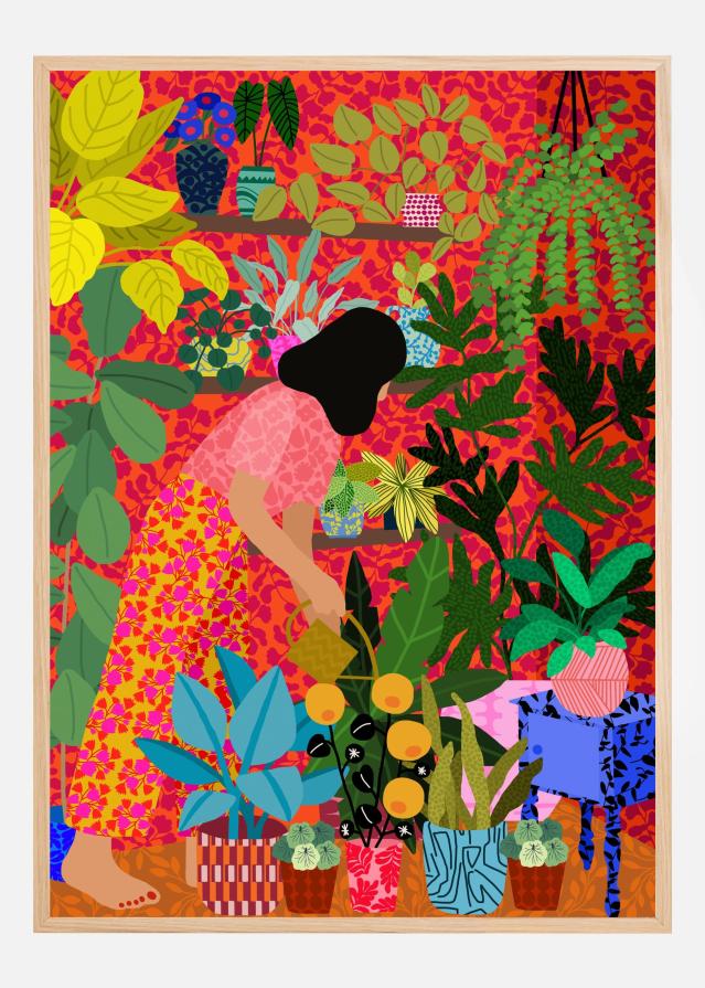 Watering My Plants Póster