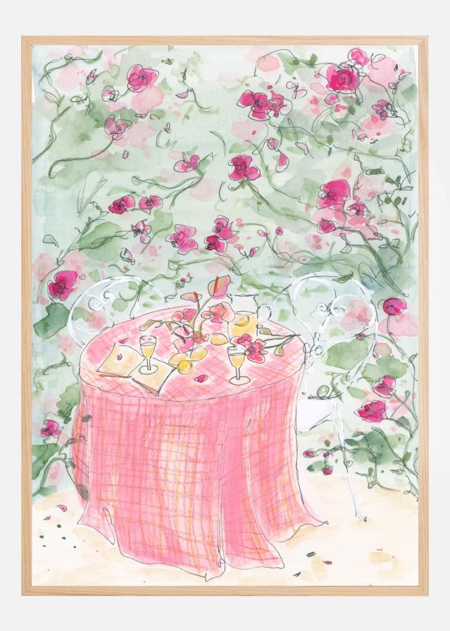 Summer Lemonade Garden Party Póster