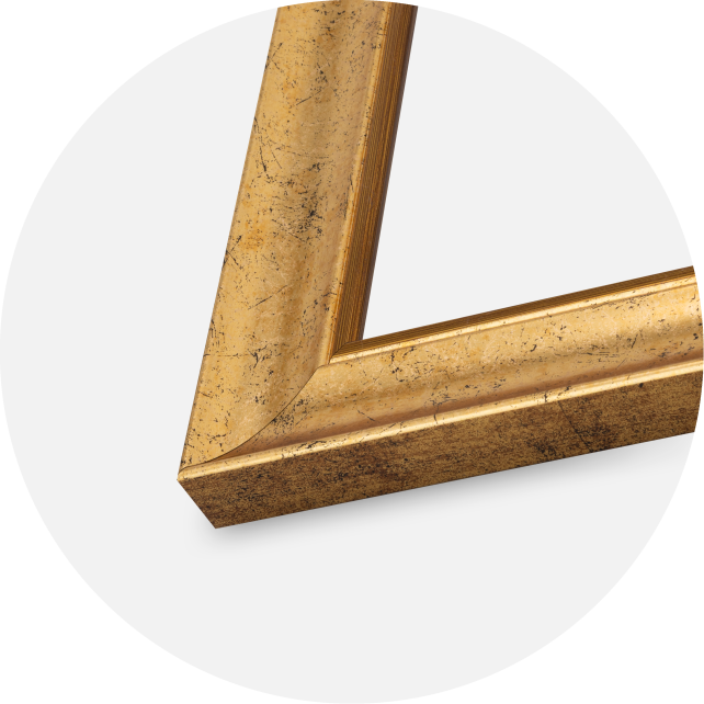 Moldura Conca Vidro acrílico Ouro 59,4x84 cm (A1)