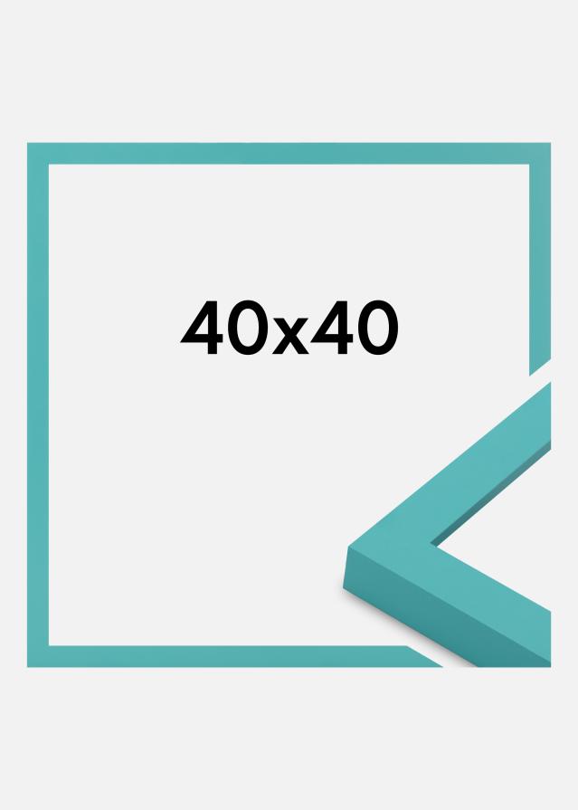 Moldura Selection Vidro acrílico Aqua Blue 40x40 cm