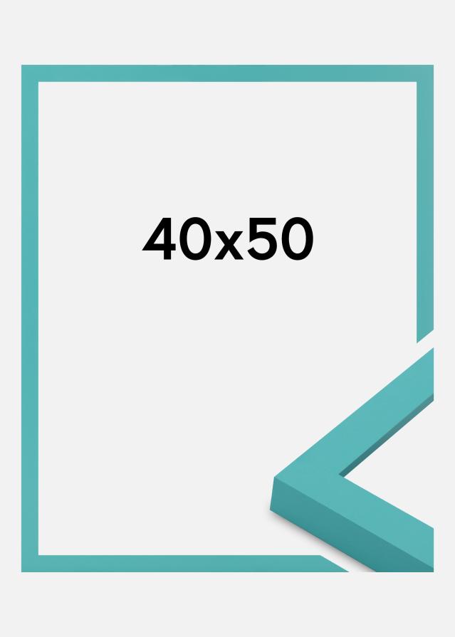 Moldura Selection Vidro acrílico Aqua Blue 40x50 cm