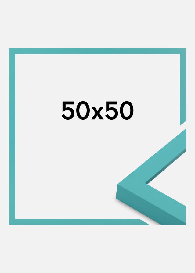 Moldura Selection Vidro acrílico Aqua Blue 50x50 cm