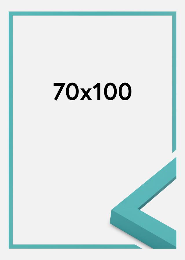 Moldura Selection Vidro acrílico Aqua Blue 70x100 cm