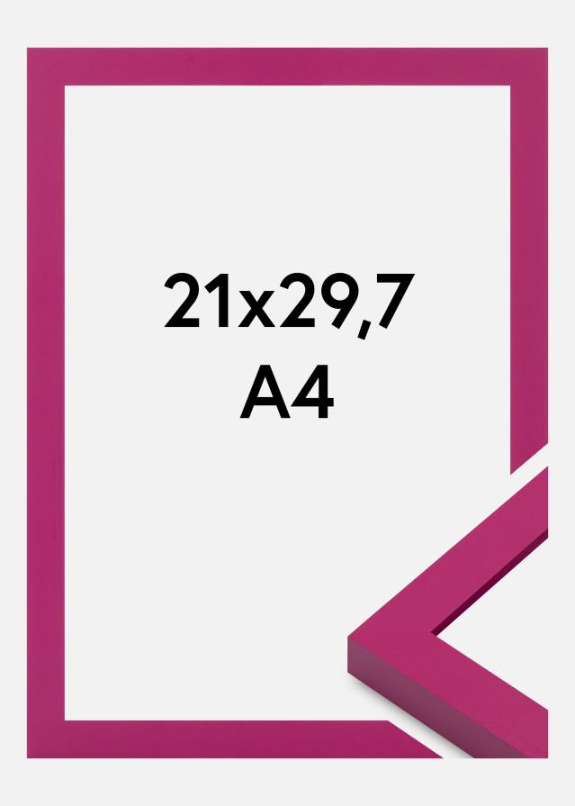 Moldura Selection Vidro acrílico Bubblegum Pink 21x29.7 cm (A4)