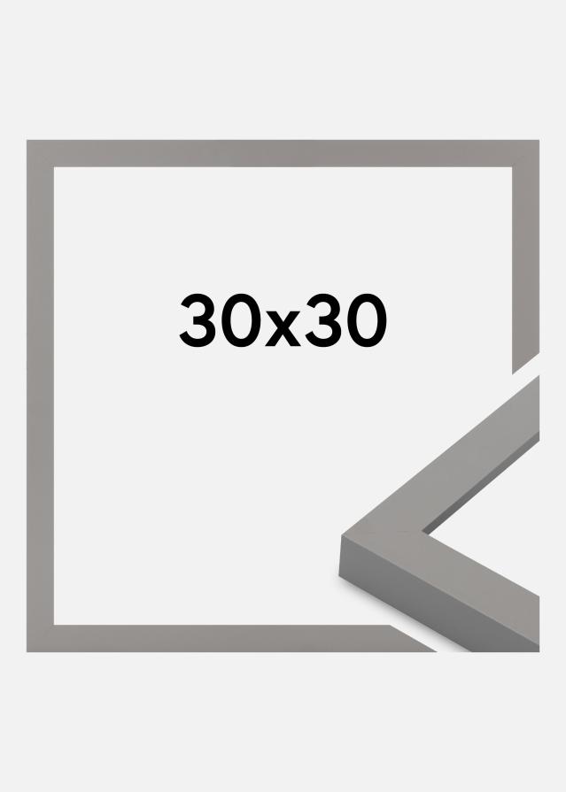 Moldura Selection Vidro acrílico Grey 30x30 cm