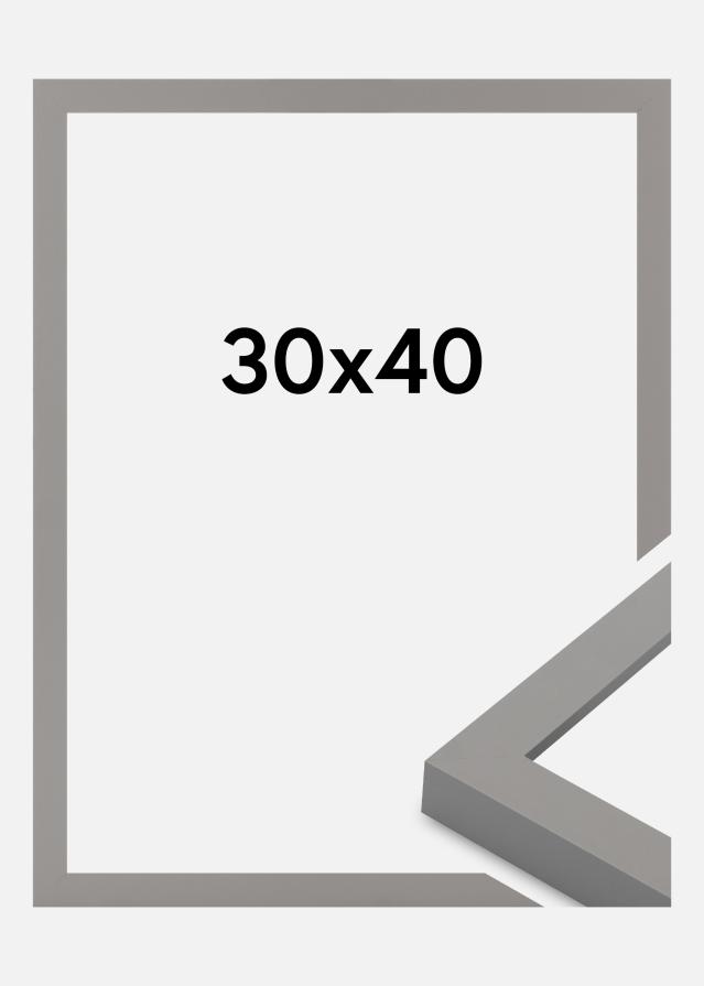 Moldura Selection Vidro acrílico Grey 30x40 cm