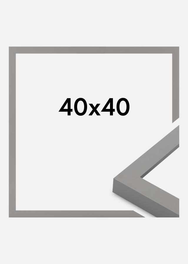 Moldura Selection Vidro acrílico Grey 40x40 cm