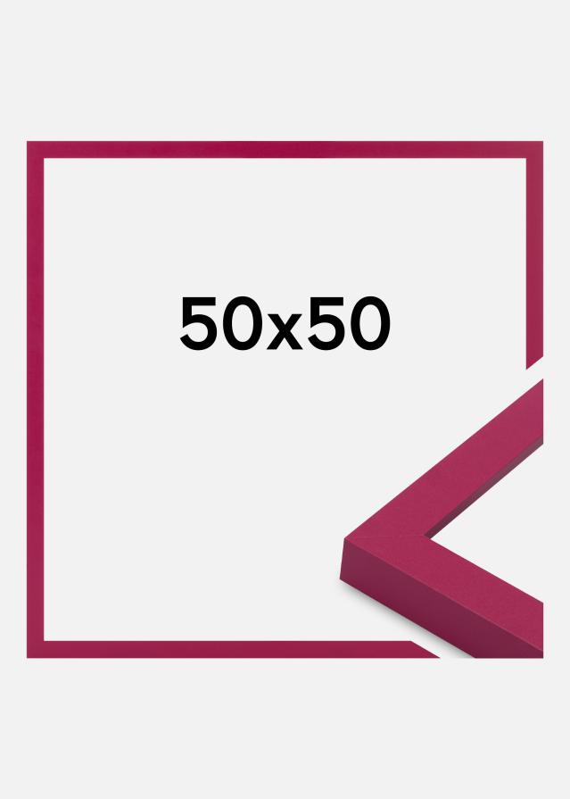 Moldura Selection Vidro acrílico Hot Pink 50x50 cm