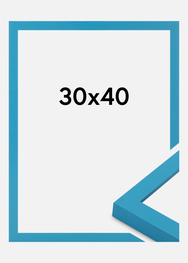 Moldura Selection Vidro acrílico Light Blue 30x40 cm