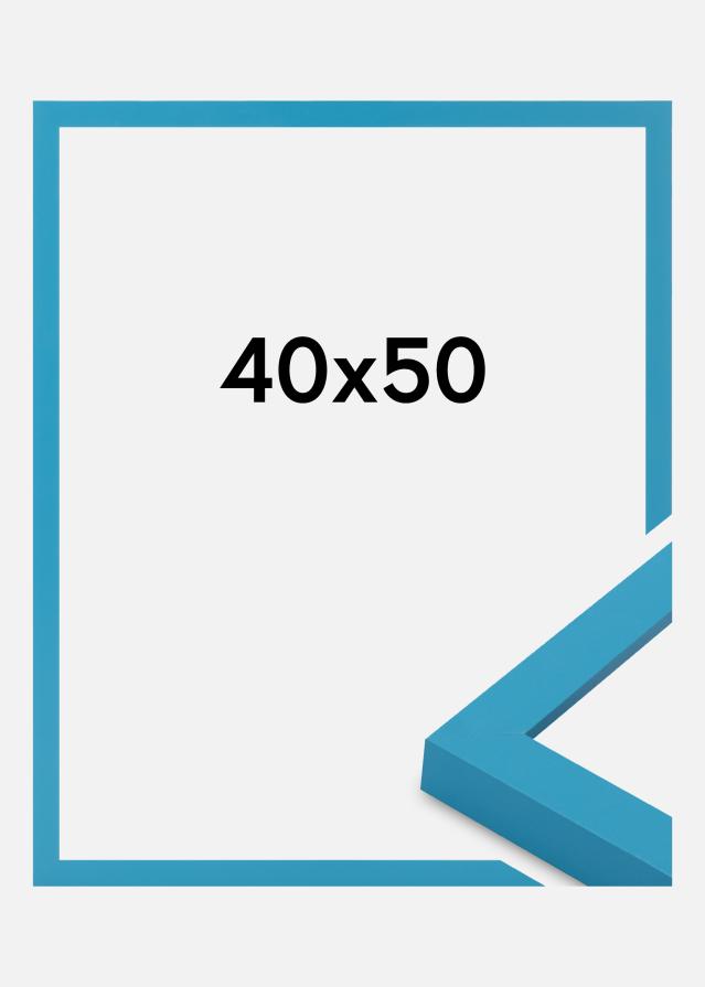 Moldura Selection Vidro acrílico Light Blue 40x50 cm