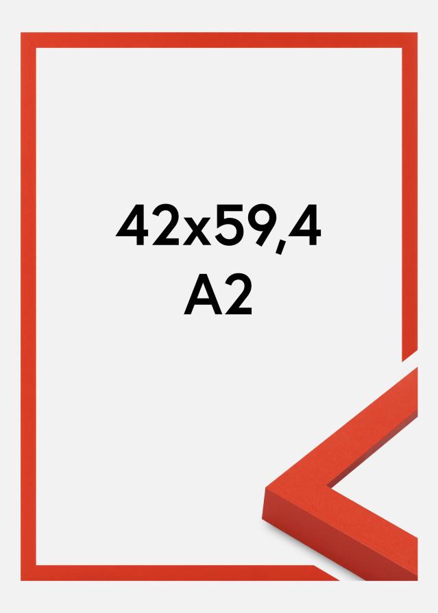 Moldura Selection Vidro acrílico Red 42x59.4 cm (A2)