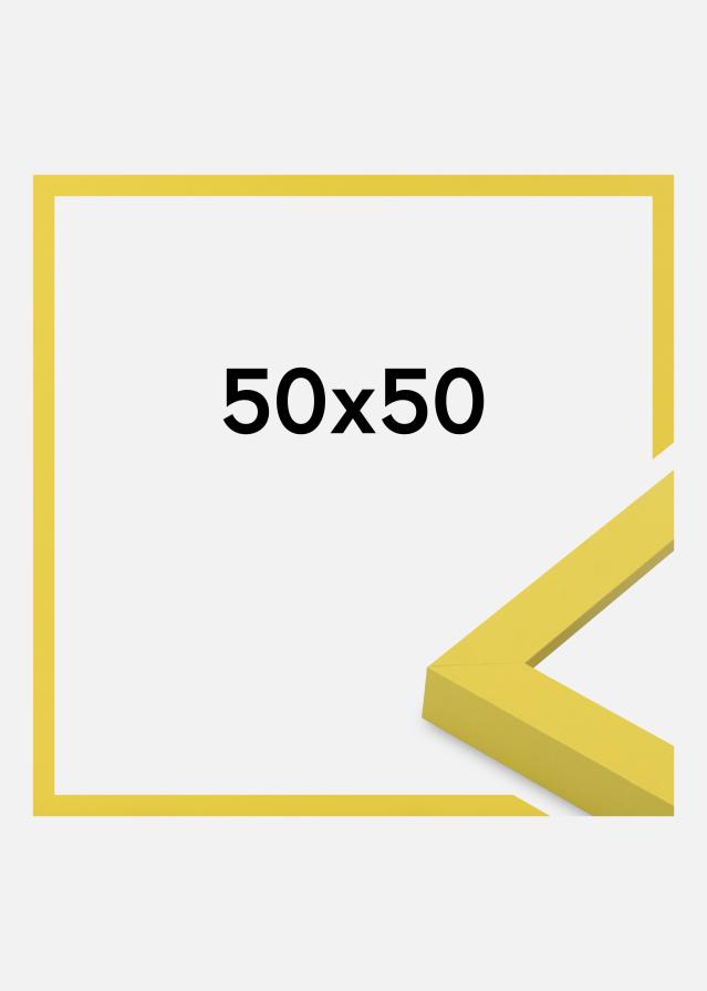 Moldura Selection Vidro acrílico Yellow 50x50 cm