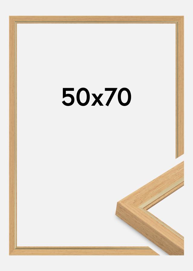 Moldura Apex Vidro acrílico Faia 50x70 cm