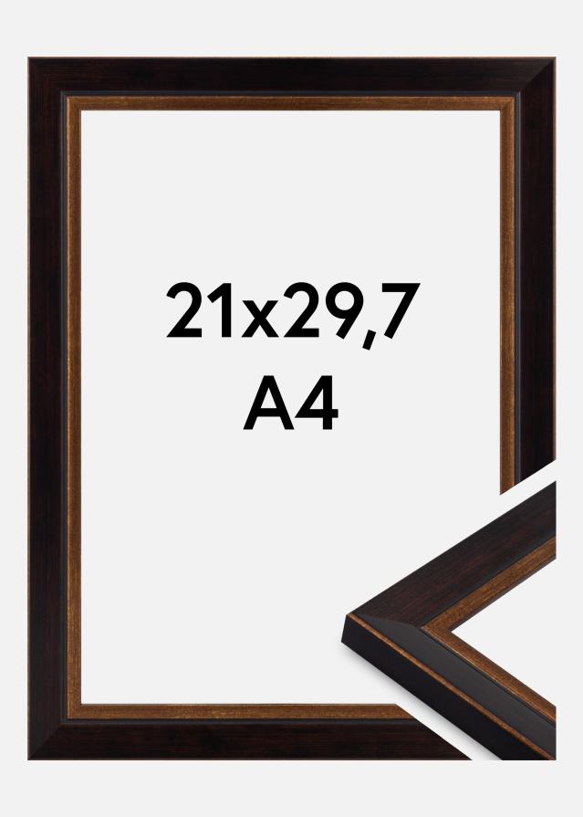 Moldura Artur Vidro acrílico Preto 21x29,7 cm (A4)