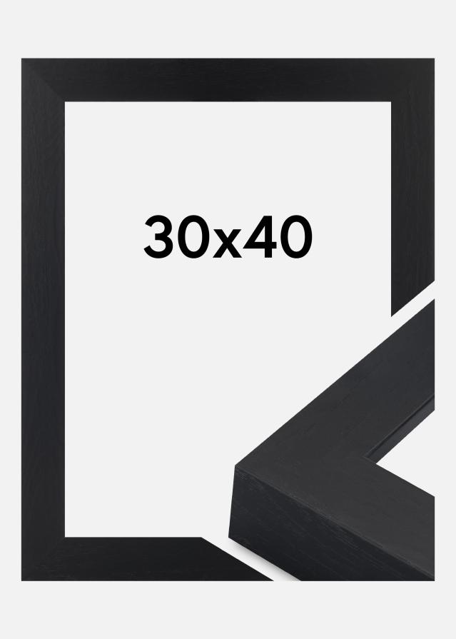 Moldura Wells Vidro acrílico Preto 30x40 cm