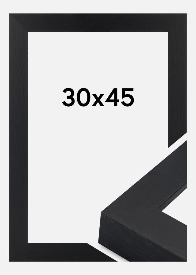 Moldura Wells Vidro acrílico Preto 30x45 cm