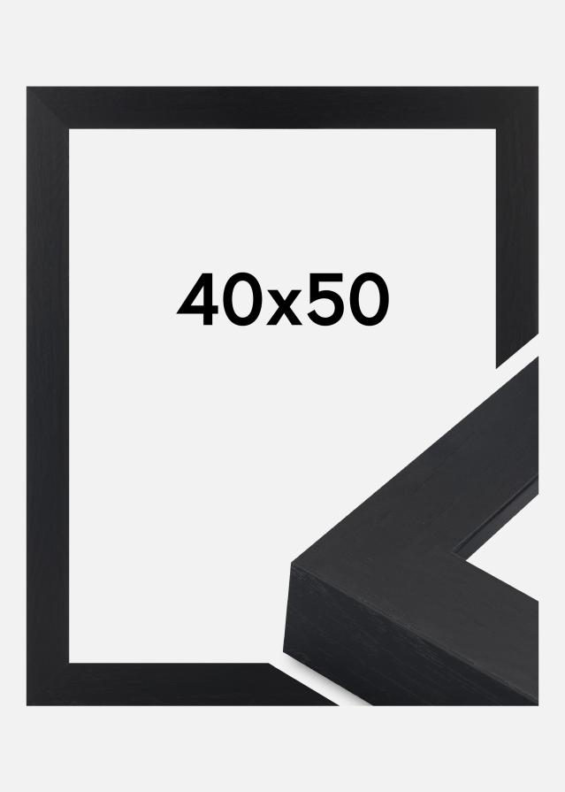 Moldura Wells Vidro acrílico Preto 40x50 cm