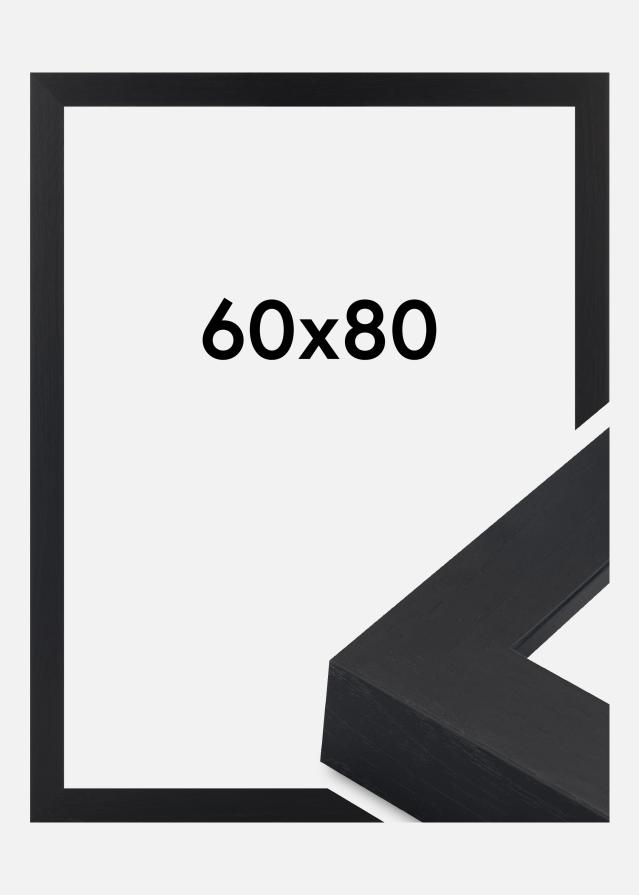 Moldura Wells Vidro acrílico Preto 60x80 cm