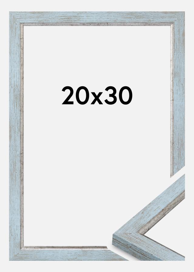 Moldura Whitby Vidro acrílico Azul 20x30 cm