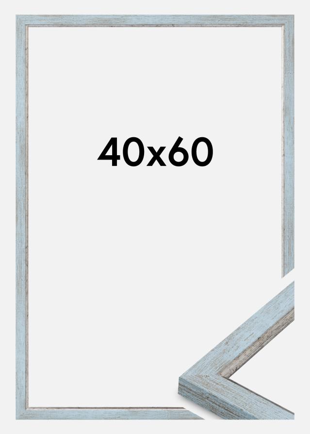 Moldura Whitby Vidro acrílico Azul 40x60 cm