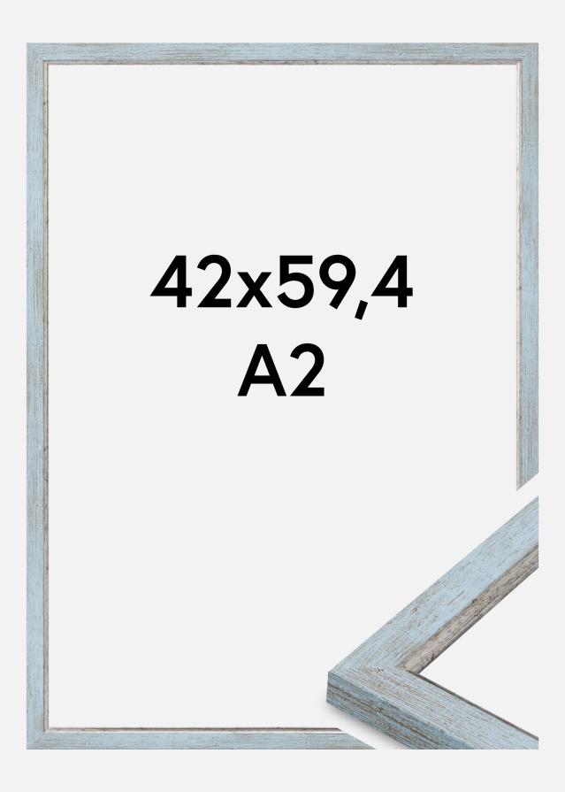 Moldura Whitby Vidro acrílico Azul 42x59,4 cm (A2)