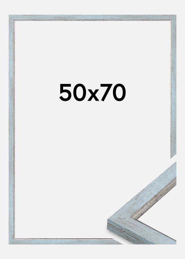 Moldura Whitby Vidro acrílico Azul 50x70 cm