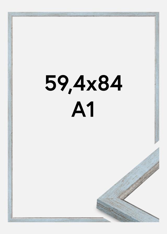 Moldura Whitby Vidro acrílico Azul 59,4x84,1 cm (A1)