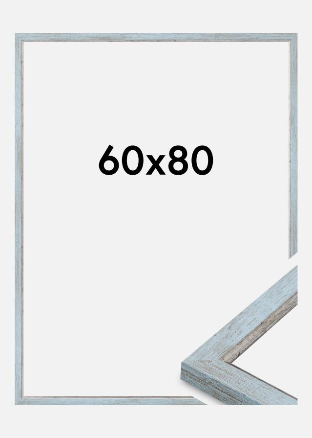 Moldura Whitby Vidro acrílico Azul 60x80 cm