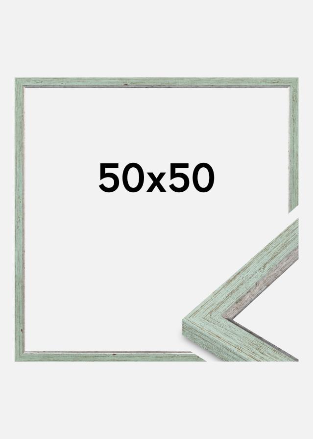 Moldura Whitby Vidro acrílico Verde 50x50 cm