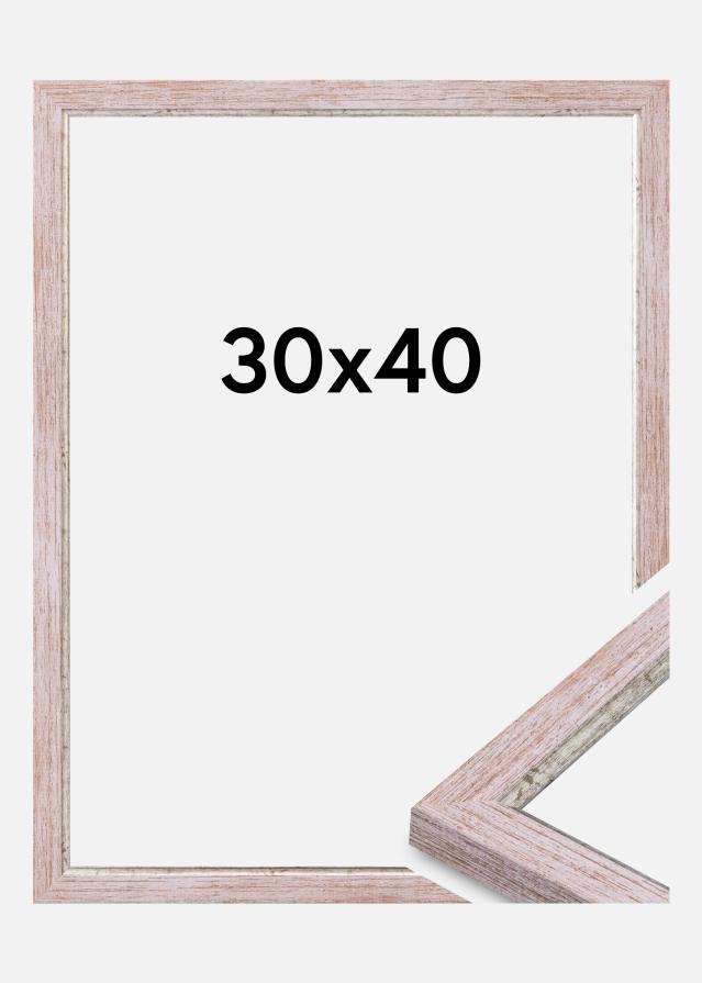 Moldura Whitby Vidro acrílico Lilás 30x40 cm