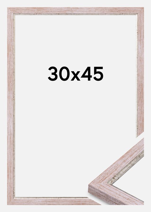 Moldura Whitby Vidro acrílico Lilás 30x45 cm