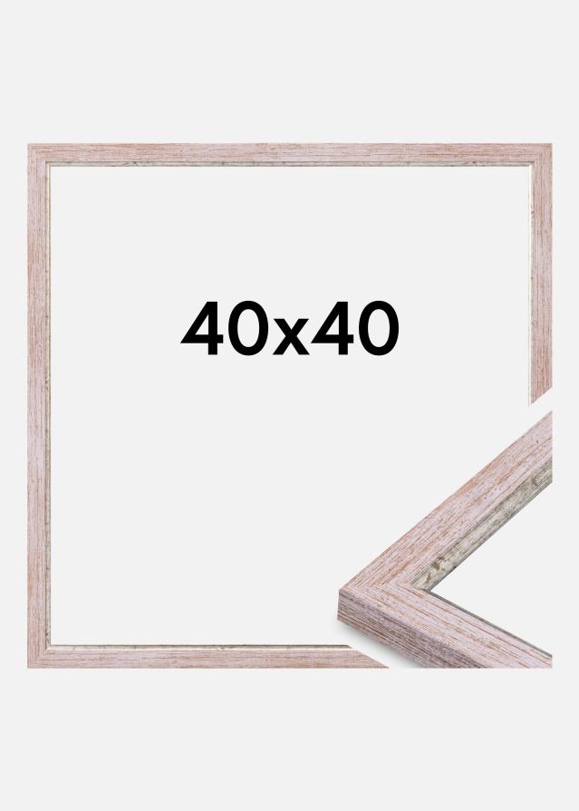 Moldura Whitby Vidro acrílico Lilás 40x40 cm