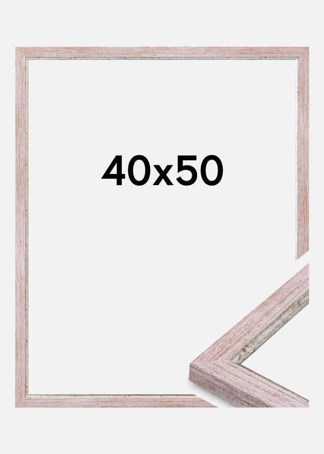 Moldura Whitby Vidro acrílico Lilás 40x50 cm