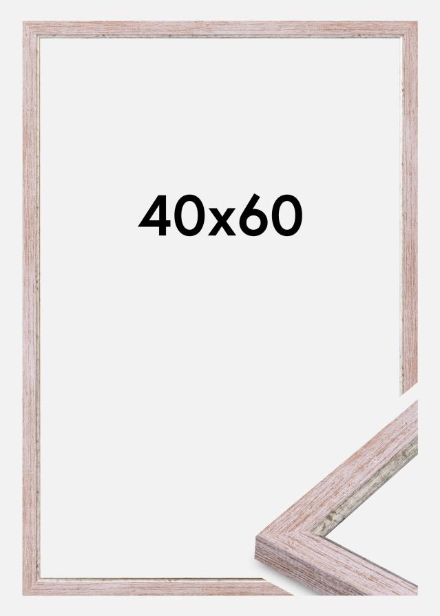 Moldura Whitby Vidro acrílico Lilás 40x60 cm