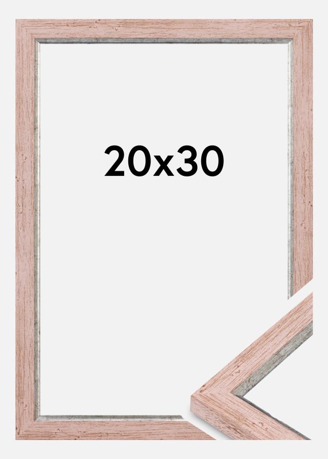 Moldura Whitby Vidro acrílico Vermelho 20x30 cm