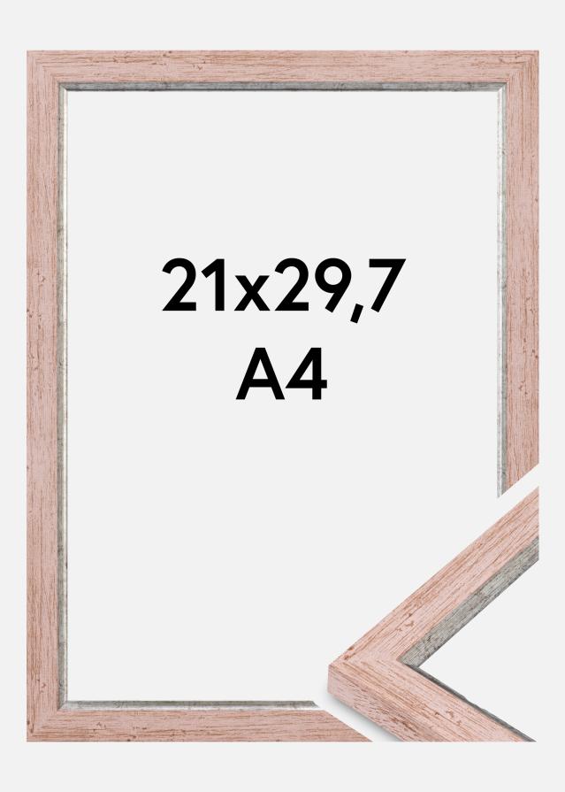 Moldura Whitby Vidro acrílico Vermelha 21x29,7 cm (A4)